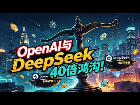 OpenAI市值8520亿，DeepSeek仅200亿，差距40倍的真相！