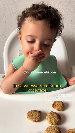 Biscoito de Aveia, Banana e Maçã para Bebês