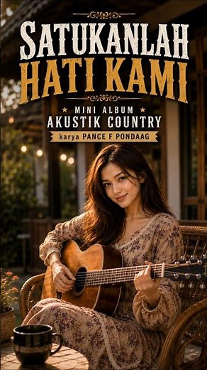 SATUKANLAH HATI KAMI - MINI ALBUM AKUSTIK COUNTRY (Kumpulan Karya Pance Pondaag Paling Syahdu)