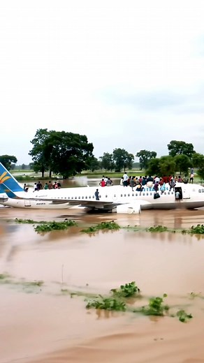 183K views · 719 reactions | Helicopter Rescues Passengers Trapped on Sinking Plane | World Disaster | Facebook