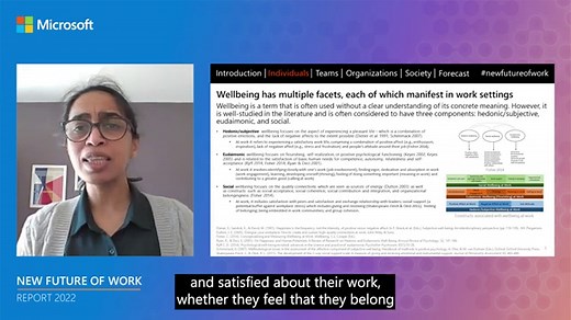 Microsoft New Future of Work Report 2022: Organizational wellbeing