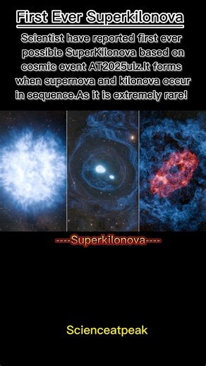 Astronomer's discovered First ever Superkilonova!