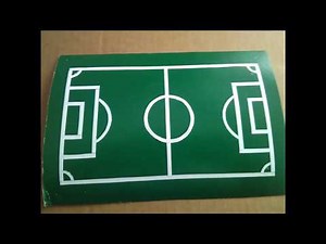 Construcción de estadio de fútbol en cartón. Cardboard stadium
