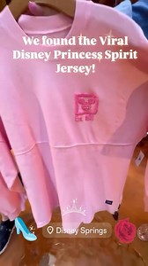 We finally found the viral Disney Princess Walt Disney World Spirit Jersey! 😍💖✨👑🌹 We found this beauty at Disney Springs and had to get it!! It’s the prettiest pink Spirit Jersey, and perfect for showing off your inner princess! (Tiara optional) ☺️😉👑 #disney #disneyprincess #princess #disneymerch #spiritjersey #pink #prettyinpink #disneygirl #shopping #wdw | Disney Addicts