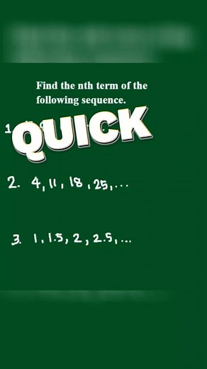Finding the Nth Term in Linear Sequences Made Easy