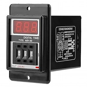 Delay On Timer Relay, Timer Delay Relay AC 220V 10A Digital Timer Switch Module, ON-Off Control LED Display Digital Time Relay Module, 0-199 Minutes 8 Pins ASY-3D, Electrical Timers: Amazon.com: Tools & Home Improvement