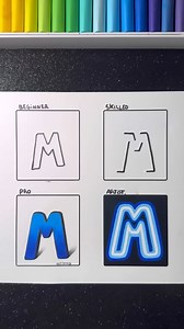 A look at the letter M across stages