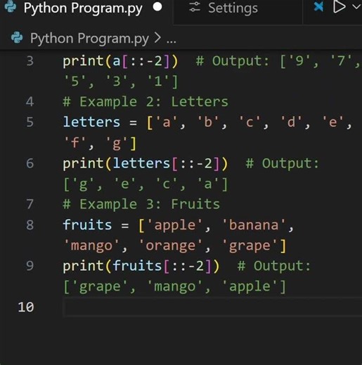 This Python Slice Trick Will Blow Your Mind! #Python #CodingShorts #programminglanguage