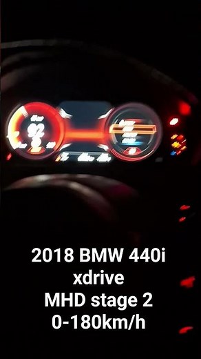 2018 BMW F32 440i Xdrive MHD stage 2 430hp 0-180km/h