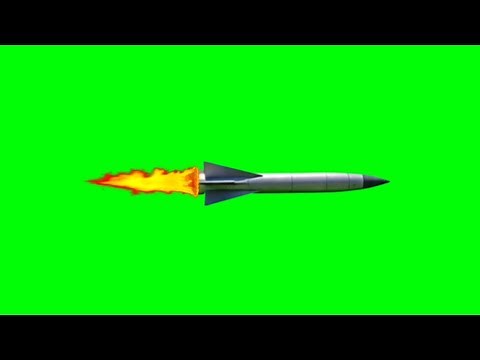 Missile Rocket Launch Green Screen | VFX Animation HD