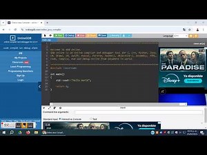 Programación - Programación OO + Java + IDE online