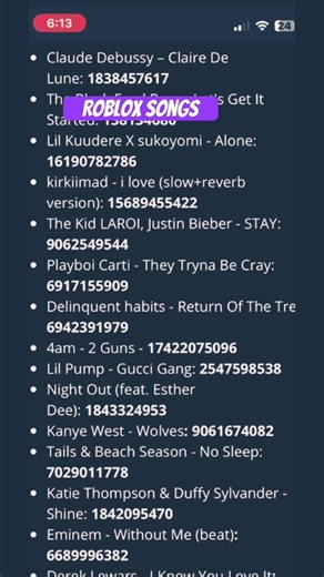 Roblox songs Id codes #roblox #song #music