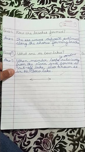 class 7 Geography chapter 3 our changing Earth exercise and question answer