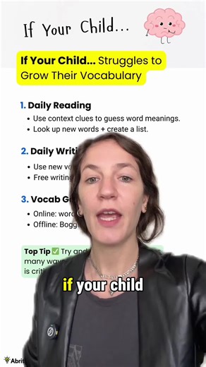 Does your child struggle with vocab? 🤔📚 #readinghelp #parentingtips #earlyliteracy #tutoring #education