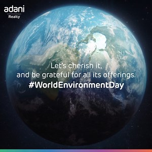 Earth isn't just a planet. It’s the #AddressOfGoodness to millions of life forms. Being the intelligent ones, it’s upon us humans to ensure that no harm comes to it. So, let’s pledge to make efforts to revive it to its past glory. #WorldEnvironmentDay #OnlyOneEarth​ #AdaniRealty #LuxuryHomes #Adani #RealEstate #Home #Property #Commercial #Residential #SocialClub #Retail #Ahmedabad #Mumbai #Pune #Delhi #DelhiNCR | Shantigram | Facebook