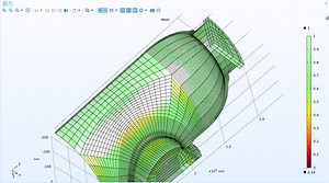 COMSOL LiveLink for SolidWorks参数化+网格分块