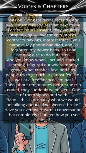 The train ride that turned into a free finance seminar #storytime #viralstory #finance #moneytalks