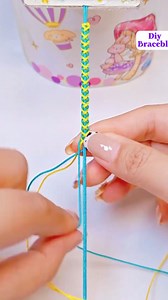 Instructions for tying youthful bright colored bracelets #diy #crafts #bracelet | Diy Bracelet
