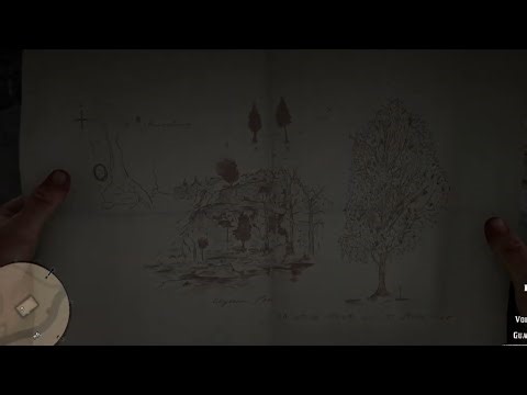 Ubicación del mapa dibujado. Parte 2. RedDeadRedemption2
