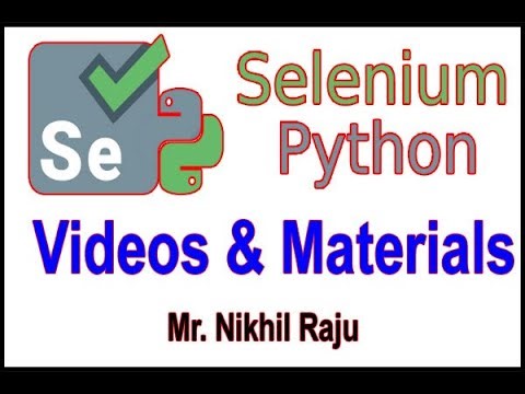 Selenium with Python Videos & Materials | Session - 10| OOPS Part-2|By Nikhal Raju