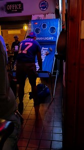 Some fun with the football tossing contest thank you to Arthur Grens and everyone who came out GO Bills 🏈 | The Office Restaurant
