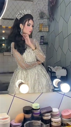 White Maxi Look 2025 | Soft Glam Party Makeup | Glam by Sana Faisalabad Gulistan Colony