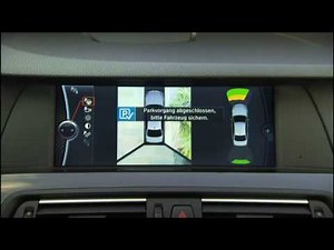 2011 BMW 5-Series Parking Assistant Demonstration and driving footage