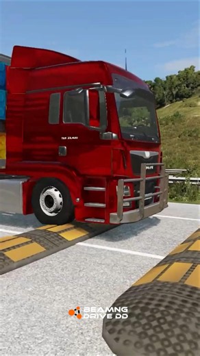 Trucks vs Upside Down Speed Bumps | BeamNG.DRIVE #beamng #beamngdrive