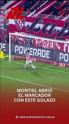 🎯 El golazo de tiro libre de Santiago Montiel que puso el 1-0 de Independiente ante Unión.