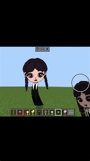 Wednesday Sprunki oc In Minecraft Pe #sprunki #incrediboxsprunki #sprunkiincredibox #sprunkioc