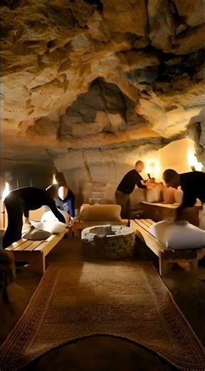 Turning an Ancient Cave into a Luxury Living Space 🏺🔥 Build Bunker