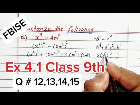 exercise 4.1 class 9 fbise @mathsjoys 