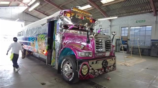Colorful Bus Customization: Decorating with Unique Designs