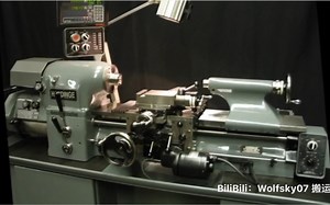 【人机工学典范】美国哈挺工具车床 Hardinge Tool Room Lathe 翻新改装 电子挂轮 伺服走刀