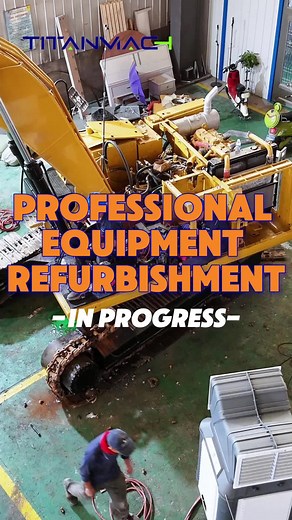 Rebuild Process of Excavators and Heavy Equipment