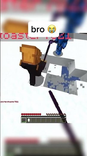 how to play spleef 💀 #minecraft #gaming