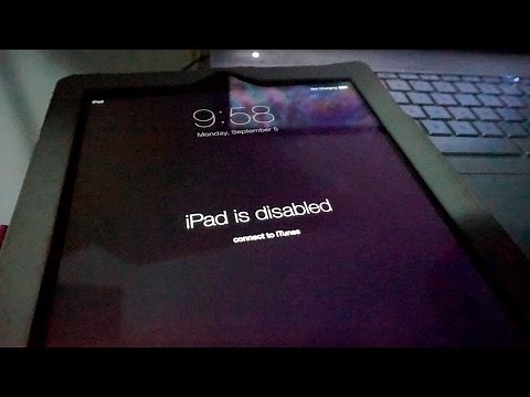 How to Restore a DISABLED or LOCKED iphone / IPAD