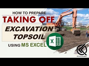 🔴 How To Prepare | Taking Off Quantities | Excavation Topsoil