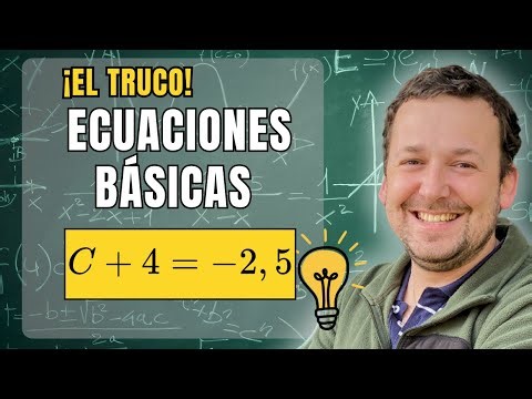 🔥¡Así se resuelve cualquier ecuación básica! | Ecuaciones básicas