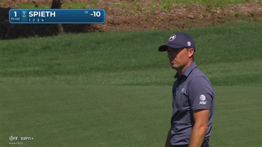 Jordan Spieth makes birdie on No. 1 at THE CJ CUP