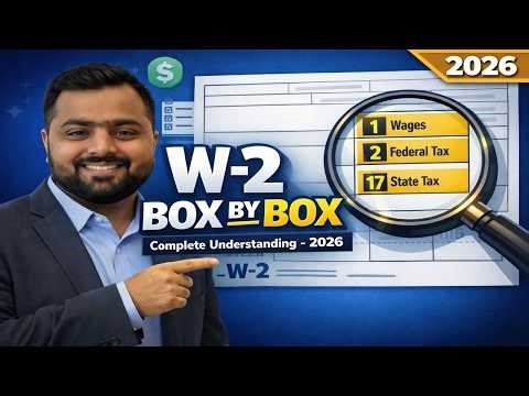 W-2 Explained Box by Box (2026) | Complete & Simple Guide