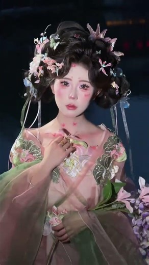 Ancient Elegance Unveiled: Hanfu Makeup Unveils the Green Awakening