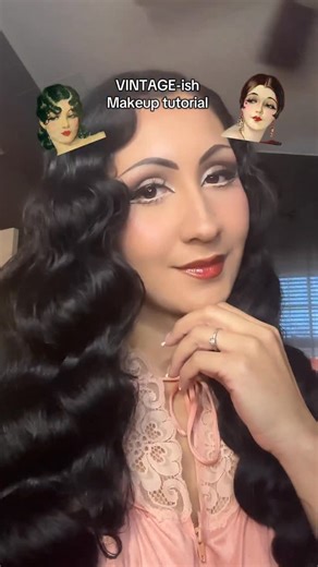 Alexy on Instagram: "I’m a flapper girl in my head … I used a lot of @colourpopcosmetics today Starting with their going coconuts palette and ending with their new fresh kiss chocolate cherry lip balm Primer and foundation @esteelauder Eyeliner @selestia_beauty Concealer @fentybeauty Liquid blush and setting powder from @hudabeauty Under eye white pencil liner @sephora “coconut” Mascara @iliabeauty Lip stain from @sacheubeauty Highlighter shade enlighten from @rarebeauty #fyp #vintagemakeup #vin