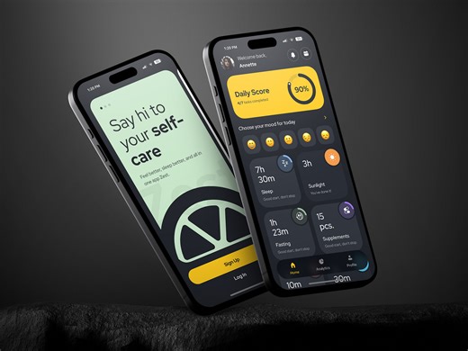 Health Dashboard Mobile App Design- Zest