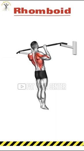 Target your rhomboids for better posture and pulling strength 🔥