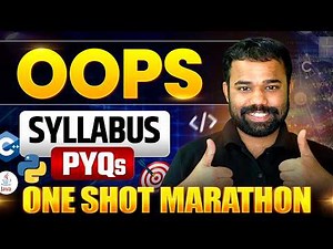Object Oriented Programming Marathon | Complete Syllabus with PYQs
