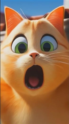 Tori Saves Ginger the Cat from Roof Disaster! 🐶❤️🐱 #CartoonShorts #PetAnimation