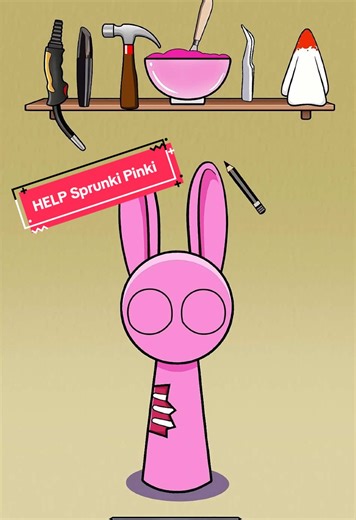 Help Sprunki Pinki Survive - ASMR Animation Adventure