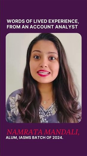 Success Secrets of an IASMS Graduate!