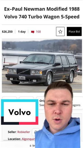 1988 Volvo Turbo Wagon: Paul Newman's Unique Car